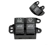 CWOQOCW Interruptor de control de techo corredizo para Cadillac para ESCALADE ESV para CHEVROLET para TAHOE para SUBURBAN para GMC para Yukon XL 22818011 Ajuste de plástico negro