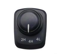 CWOQOCW Interruptor selector bajo 4WD negro AB397Z155BA para Ford para Ranger para modelos T6 T7 T8 ajuste directo botón de control interior pieza de repuesto material plástico