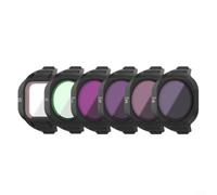 CWOQOCW Juego de filtros ND8/PL ND16/PL ND32/PL ND64/PL UV CPL apto para cámara DJI Mini 5, filtros de lente de vidrio óptico para reducción de luz