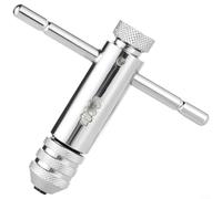 CWOQOCW Juego de grifos de mano métricos de grado industrial con flauta recta extendida, herramienta de rosca de acero de aleación de alta dureza para trabajos de metal, precisión fina, agarre de