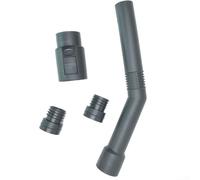 CWOQOCW Kit de 4 conectores de tubo negro compatible con Karcher NT Series NT18/1 NT25/1 NT30/1 NT38N/1 NT20 NT30 con mango antideslizante
