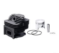 CWOQOCW Kit de cilindro de cepillo, cilindro para kit de pistón para cepillo 44-5 44F-5 44D-5F, construcción de acero, resistencia a altas temperaturas, piezas para el cuidado del césped