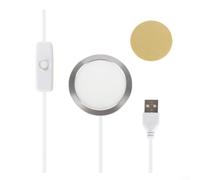 CWOQOCW Kit de lámpara LED RGB con control remoto 001 con luz COB de 4 W y cable USB de 1,5 m, compatible con Bambu Lab X1C/P1P, atenuación RGB, alimentado por 5 V tipo A