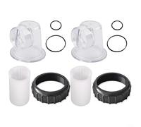 CWOQOCW Kit de piezas de repuesto para bomba de circulación de piscina, cubierta de prefiltro, junta tórica para SPS25 SPS50 SPS75 SPS100 (2 juegos)