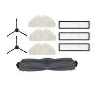 CWOQOCW Kit de piezas de repuesto para Dreame D9 D9 Max para GEN2 D9 Pro para L10 Pro D10S PRO, juego de 9 filtros de fregona lateral principal, nailon ABS para mantenimiento de aspiradora robot