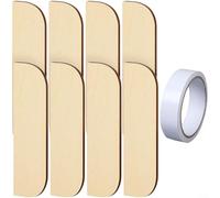 CWOQOCW Kit de reparación de bisagras, placas de reparación de bisagras, placas de relleno de puerta de madera con calcomanías de unión fuertes para bisagras de gabinete de tamaño estándar (A)