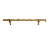 CWOQOCW Latón macizo vintage para gabinete de bronce francés Manija de tirador de madera Estilo de junta para armario Cocina Mueble TV Cajón Hardware 206Cm T1634 (C)