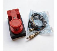 CWOQOCW Ligero para llave de código MORSE con mecanismo de tornillo de resorte, base antideslizante y conector de 35 mm para entusiastas de la radio aficionados (rojo)