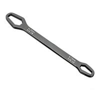 CWOQOCW Llave de doble extremo de acero al cromo vanadio de 8 a 22 mm pulida para superficie, herramienta manual de cabeza hexagonal autoajustable para reparación mecánica de coche, uso en taller