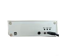 CWOQOCW Luz LED para visualización SPECTRUM activada por sonido con alimentación USB, carcasa compacta impresa en 3D para salpicadero de coche o efectos audiovisuales del hogar (blanco)