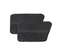 CWOQOCW Oxford - Protector de puerta de coche para perros, funda protectora contra arañazos con bolsillos de almacenamiento, se adapta a puertas delanteras y traseras, negro, paquete de 2, ideal para
