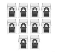 CWOQOCW Paquete de 10 bolsas de polvo de repuesto de 2,3 L compatibles con aspiradoras robot Dreame S30/X40 ultrafinas, material no tejido