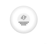 CWOQOCW para zigbee 30 Sensor de vibración para Tuya para Smart Life App Ventana Puerta Vidrio Break Alarm Baja Potencia Inalámbrica Seguridad para el Hogar Blanco