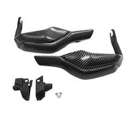 CWOQOCW Paramanos de motocicleta para manillar de protección contra el viento para todos los modelos negro/carbono ATV Motocross Enduro reemplazo (negro)