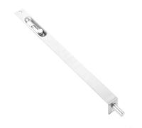 CWOQOCW Pernos de puerta de acero inoxidable de 6 pulgadas, paquete de 2 pestillos de bloqueo deslizante de seguridad para interiores, dormitorio, baño, puerta, patio, valla resistente (plateado, 2