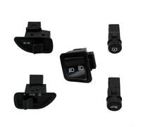 CWOQOCW Piaggio Scooter Juego de interruptores eléctricos ABS Construcción de metal Señal de giro para bocina Encendido Faros Controles Negro 50G Ajuste