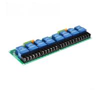 CWOQOCW Placa de relé de 4/8 canales para PLC y control inteligente del motor, protección de aislamiento óptico, disparador flexible de bits alto y bajo, amplio voltaje 5V-24V, temperatura extrema