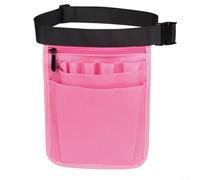CWOQOCW Riñonera impermeable para herramientas, organizador de almacenamiento con múltiples bolsillos, bolsa de cinturón para manitas, electricista, carpintero, fontanero (rubor)