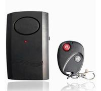 CWOQOCW Sistema de alarma de vibración inalámbrico con imán fuerte para puerta de motocicleta y ventana, color negro