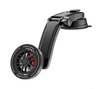 CWOQOCW Soporte magnético para teléfono de coche con clip de ventilación y soporte de brazo ajustable (taza de succión)