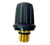 CWOQOCW Tapa de bloqueo de seguridad para limpiador de vapor para Karcher 4.590-105.0 con junta tórica negra 6.363-279.0 para SC1 SC2 SC3 Series Metal Copper Cap Fitting (1 paquete)