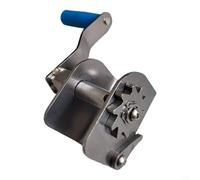 CWOQOCW Tensor de alambre de manivela para redes de voleibol de bádminton, tensor de cuerda de acero inoxidable 304 para deportes de pelota de gimnasio, diseño plateado compacto (para bádminton)
