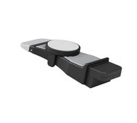 CWOQOCW Tope de puerta ajustable con estante de almacenamiento, cuña de piso con resorte para puertas industriales de madera de vidrio, material PP TPR anticolisión, blanco roto (negro)
