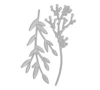 CWPFVQA 1 Pieza De Hojas De Acero Al Carbono, Tarjetas De Felicitación Hechas A Mano, Decoración De Tarjetas De Felicitación, Adornos De Tarjetas De Felicitación De Plantas