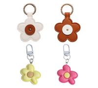 CWPFVQA 2 Clips Magnéticos para Sombrero De Flores, 2 Llaveros Adhesivos De Flores, Clips Magnéticos para Mochila, Clips para Sombrero De Viaje, Accesorios De Viaje para Mujeres