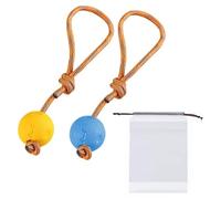 CWPFVQA 2 Juguetes De Cuerda para Perros, 1 Bolsa De Almacenamiento, Juguete De Remolcador para Perros, Cuerda De Tira Y Afloja, Pelota De Perro Indestructible, Pelota De Perro con Asa