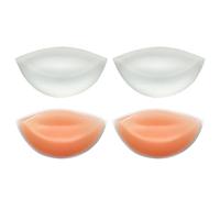 CWPFVQA 2 Pares De Almohadillas De Silicona Para El Pecho, Inserciones De Sujetador, Forro De Silicona Para Sujetador, Relleno De Sujetador, Almohadillas Para El Pecho Suaves Y Cómodas