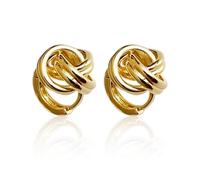 CWPFVQA 2 Pares De Pendientes De Remolino, Pendientes Retorcidos Y Anudados, Pendientes Pequeños Exquisitos, Pendientes En Forma De Flor, Elegantes Pendientes De Mariposa