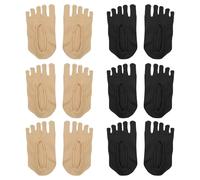 CWPFVQA 6 Pares De Calcetines De Malla Para Mujer, Calcetines Tabi, Calcetines Con Puntera, Calcetines De Malla Transpirables Para Mujer, Calcetines Invisibles Para Dedos