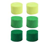 CWPFVQA 6 Rollos De Papel Crepé, Papel Crepé Colorido, Cintas De Encaje, Adornos para Bodas, Adornos para Fiestas