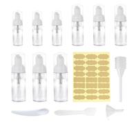 CWPFVQA Botellas Dispensadoras De 9 Piezas, 4 Herramientas Dispensadoras, 1 Etiqueta Adhesiva, Dispensador De Jabón En Espuma, Dispensador De Espuma, Botella Dispensadora con Bomba Transparente