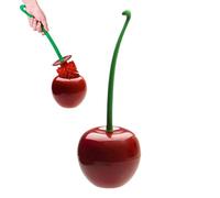 CWPFVQA Escobilla De Inodoro De Cereza De 1 Pieza, Escobilla De Inodoro Novedad, Juego De Escobilla Y Soporte para Inodoro, Juego De Escobilla De Inodoro Oculta, Escobilla De Baño