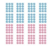 CWPFVQA Paquete De 192 Pegatinas De Revelación De Género, Pegatinas Redondas De Tejido, Azul Y Rosa, Estilo Barroco, Ideal Para Libros De Recortes