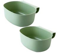 CWPFVQA Paquete De 2 Botes De Basura Colgantes, Botes De Basura De Cocina, Cesta De Almacenamiento De Basura Doméstica, Mini Botes De Basura, Accesorios para El Hogar