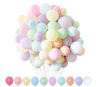 CWPFVQA Paquete De 200 Globos De Látex De Colores, Decoración De Globos Pequeños para Habitación Infantil, Accesorios Y Accesorios para Fiestas, Adecuados para Cumpleaños, Celebraciones Y Bailes