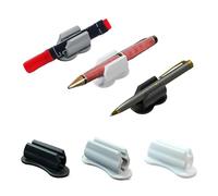 CWPFVQA Paquete De 6 Clips De Silicona Autoadhesivos Para Bolígrafos, Multifuncionales, Soporte De Silicona, Pizarras Blancas