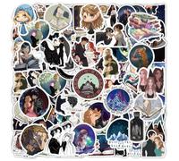 CWPFVQA Pegatinas Decorativas Impermeables con 100 Caracteres, Retro, Graffiti, para Decorar Cuadernos, Computadoras, Patinetas y Equipaje