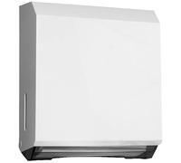 CWS 903111900 Novoclean - Dispensador de papel plegable tipo B201 (plástico), color blanco HD8201