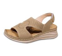 Cwuhyatre Sandalias Mujer Verano Bohemia Cómodo Zapatos Mujer Verano Tong Cuñas Plataforma Ortopédica Sandalias Con Soporte Zapatillas De Cuero Moda Chanclas Sandalia De Puntera Abierta Flip Flops