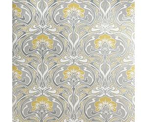 CWV wallcoverings Flora Nouveau - Amarillo
