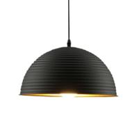 CWVYKNP Iluminación Lámpara De Araña De 1 Luz Con Cúpula Y Cable Ajustable, Lámpara De Techo Interior Dorada Y Negra Mate, Lámparas Colgantes Estilo Granja Retro Para Pasillos, Sótanos