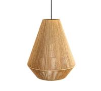 CWVYKNP Lámpara Colgante De Cuerda De Cáñamo Japonesa Para Isla De Cocina Aragüería De Estilo Wabi-sabi Tejida, Lámpara Retro De Arte Personalizada Aparato De Techo Colgante De Estilo