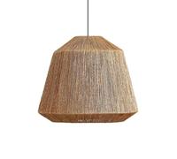 CWVYKNP Lámpara Colgante De Cuerda De Cáñamo Japonesa Para Isla De Cocina Aragüería De Estilo Wabi-sabi Tejida, Lámpara Retro De Arte Personalizada Aparato De Techo Colgante De Estilo