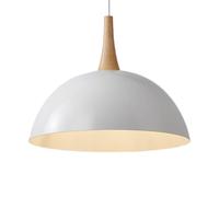 CWVYKNP Lámpara Colgante De Cúpula Negra Lámpara Colgante Estilo Rústico Para Isla De Cocina Con Cable, Madera Y Metal Lámpara De Techo Ajustable Para Comedor, Entrada Y Pasillo, 30 Cm