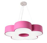 CWVYKNP Lámpara Colgante LED Con Forma De Flor Y Color Macaron Para Guardería Lámpara De Araña Creativa Moderna Para Habitación Infantil Lámpara Colgante Industrial De Metal Con Altura Ajustable