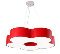 CWVYKNP Lámpara Colgante LED Con Forma De Flor Y Color Macaron Para Guardería Lámpara De Araña Creativa Moderna Para Habitación Infantil Lámpara Colgante Industrial De Metal Con Altura Ajustable
